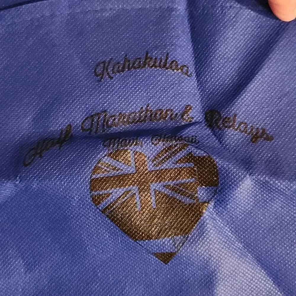 Kahakuloa Half Marathon & Relays Maui Hawaii Drawstring Bag Backpack
